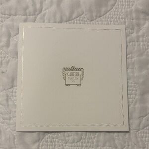 Cartier cards & envelope